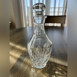 Elegant Clear Crystal Decanter